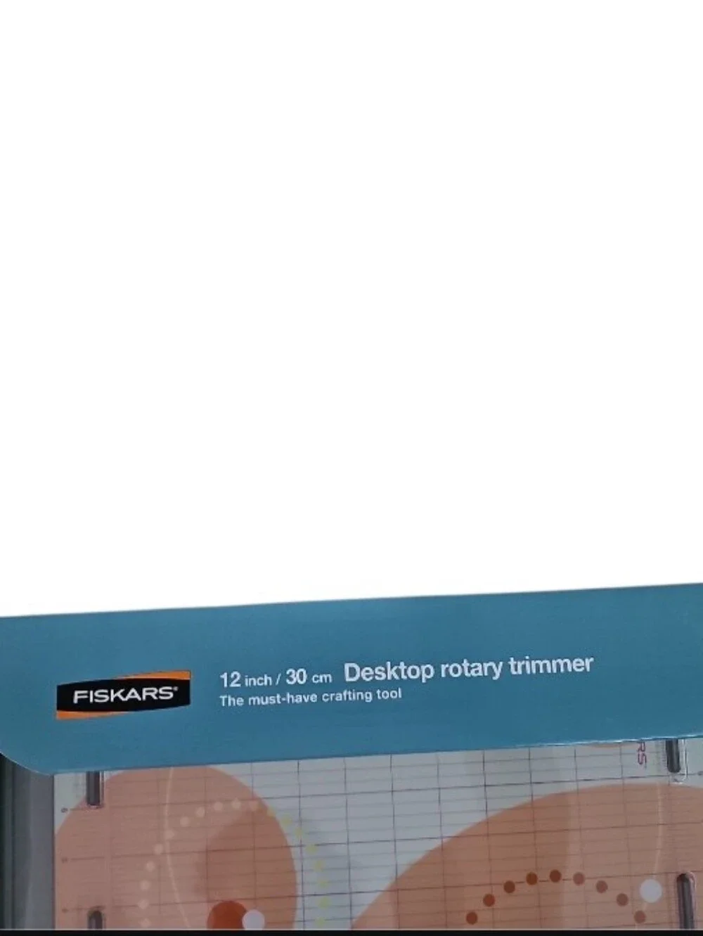 Fiskars 12 Inch Desktop Rotary Trimmer NIB Scrapbook Paper Cutter Craft Tool